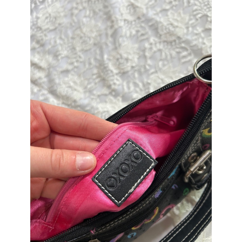 Y2K Graffiti Print Baguette Shoulder Bag Buckle 2000s McBling Mini Purse - Picture 6 of 9